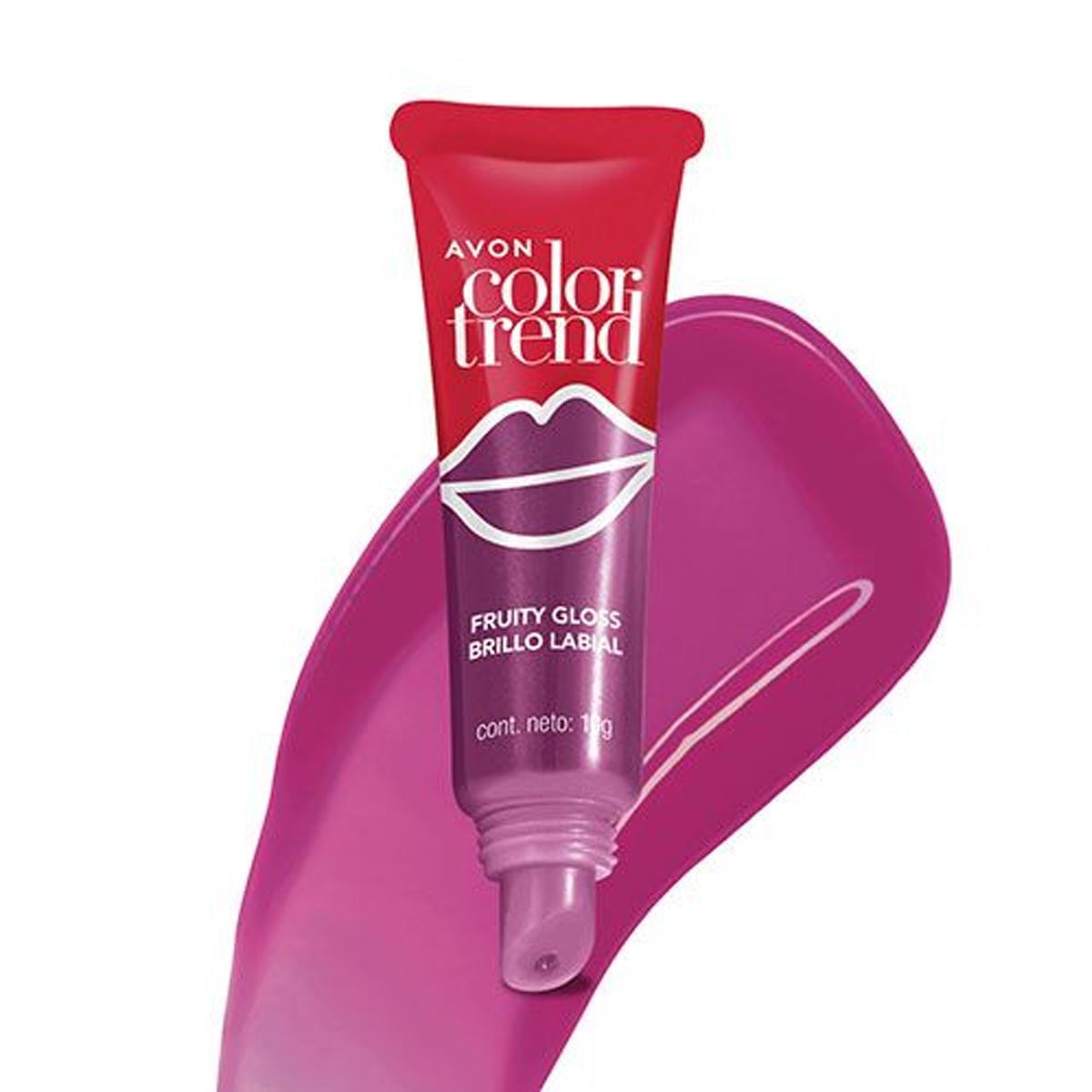 AVON - Fruity Gloss Brillo Labial Uva Color Trend