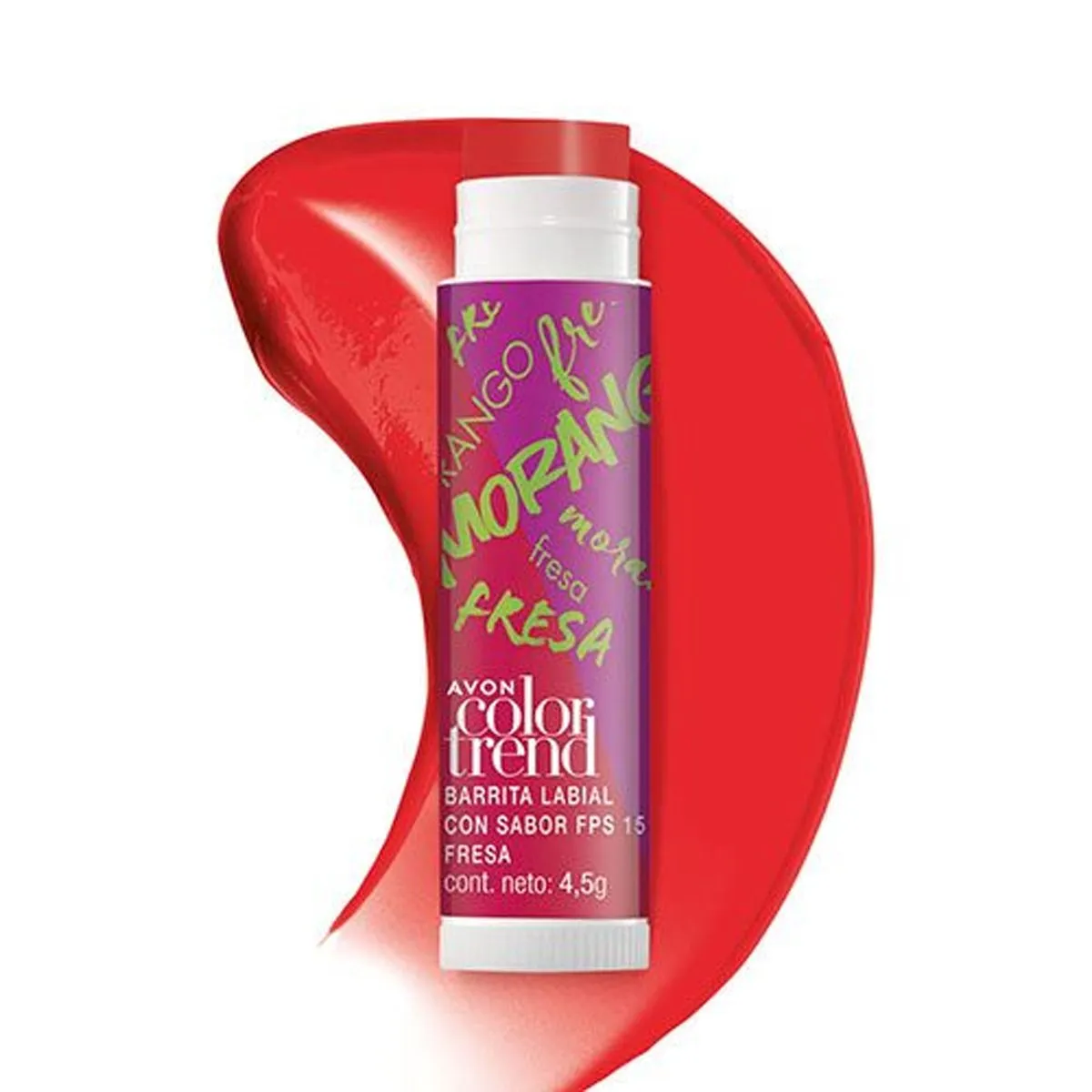 AVON - Barrita Labial Con Sabor Fresa Color Trend