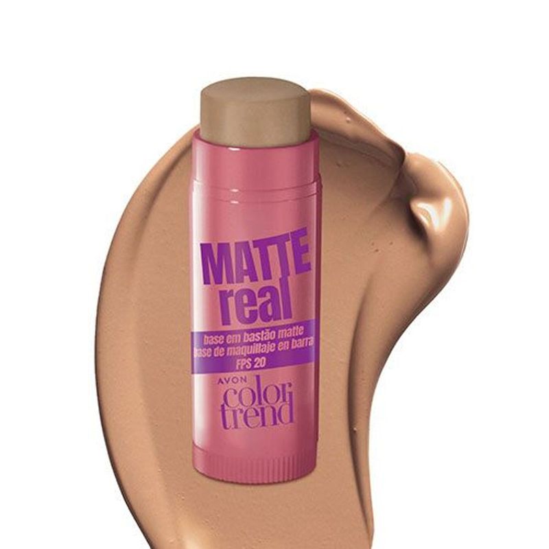 AVON - Base Mate En Barra FPS 20 Medio Matte Real Avon