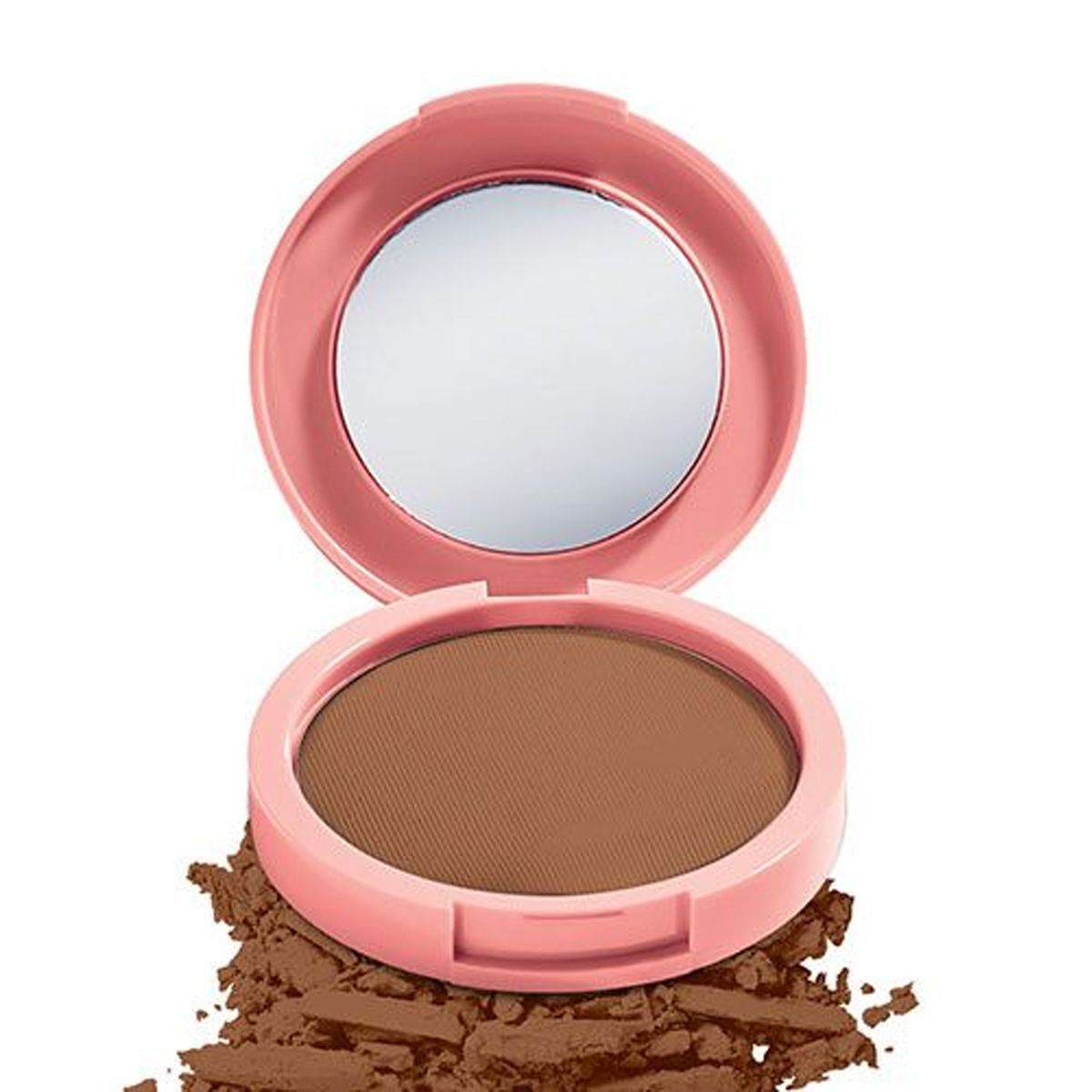 AVON - Polvo Compacto OSCURO Con Espejo Color Trend