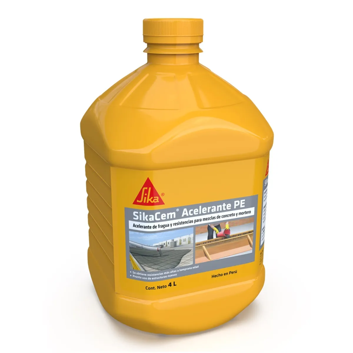 SIKA - Acelerante de fragua para concreto SikaCem Acelerante PE 4L