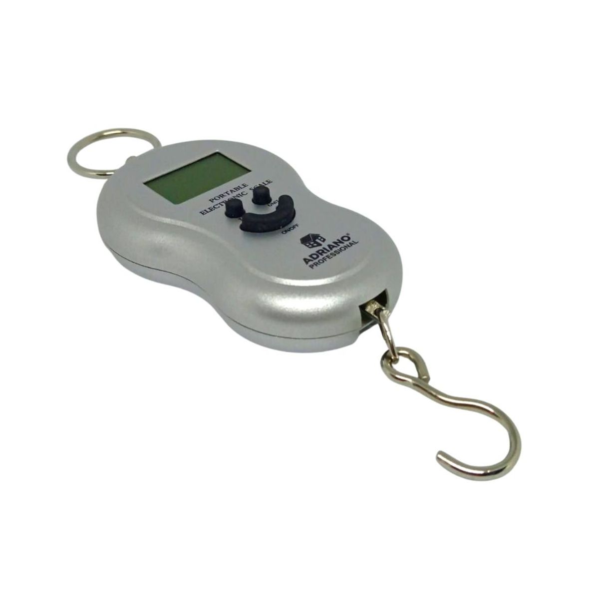 GENERICO - Balanza Digital Gramera Tipo Romana 50kg Para Equipajes Plateado