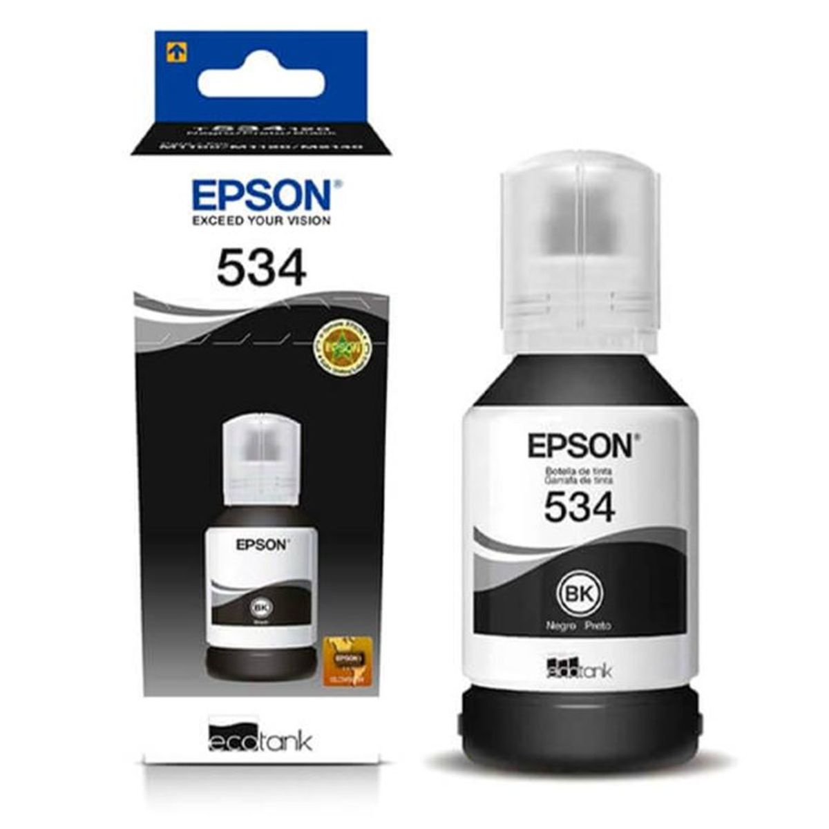EPSON - BOTELLA TINTA EPSON T534120-AL Negro M1120M2170M3170