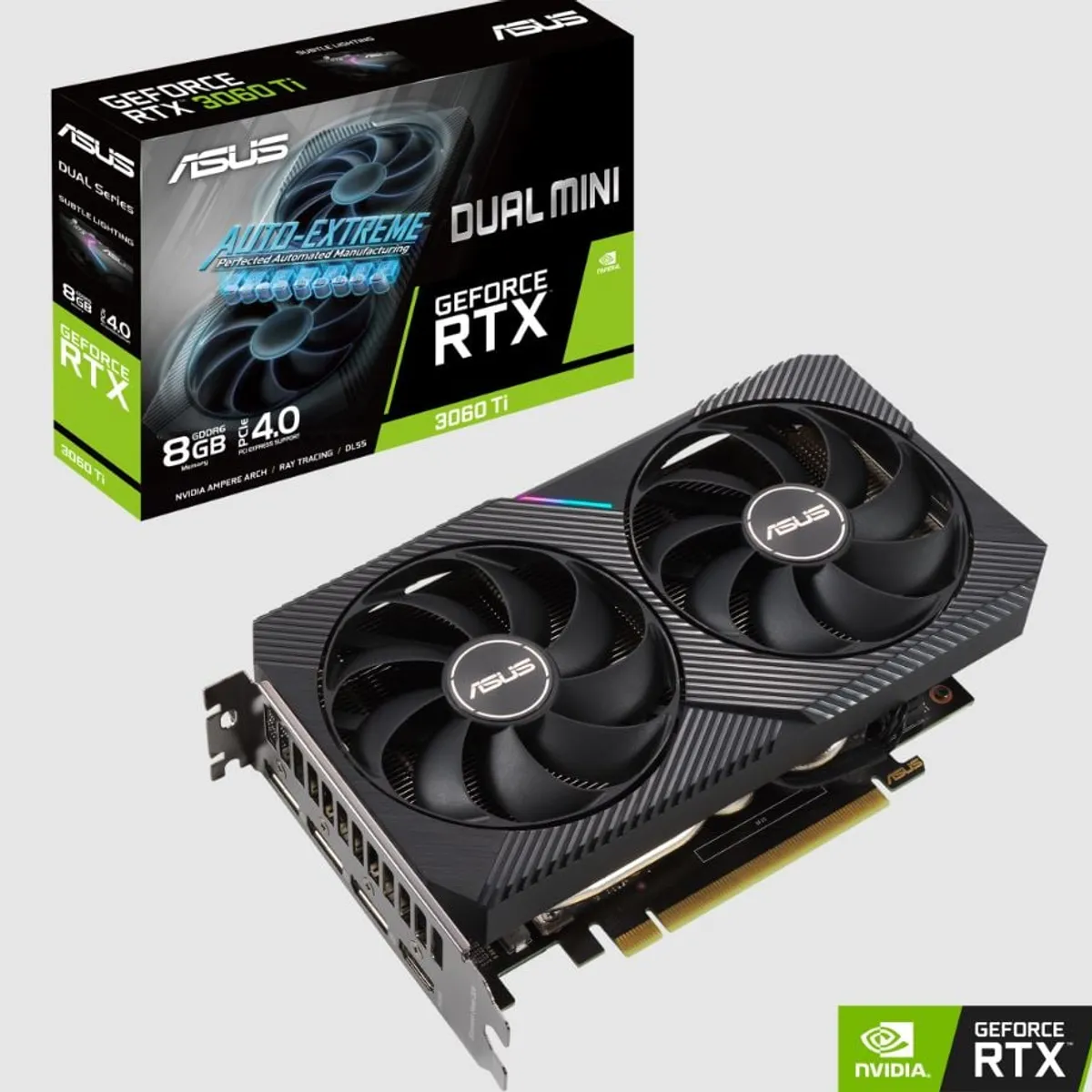 ASUS - Tarjeta de video ASUS Dual GeForce RTX 3060 Ti, OC Edition, 8GB