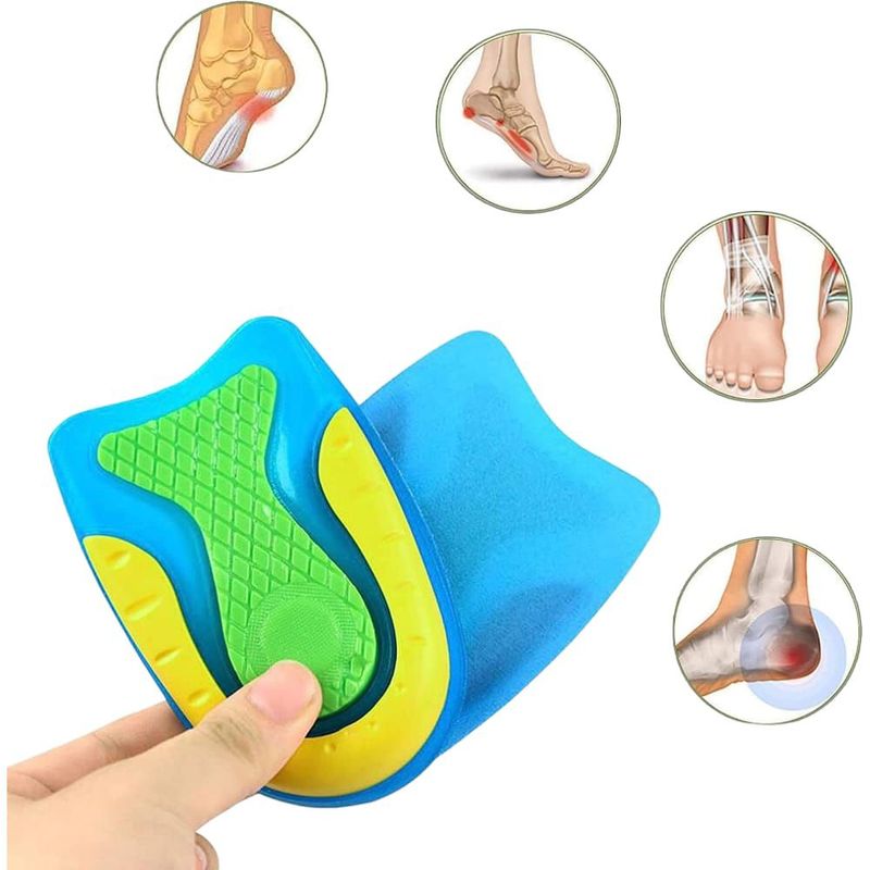 OEM - Plantilla Talonera De Silicona Gel Flexible Para Espolón Calcaneo