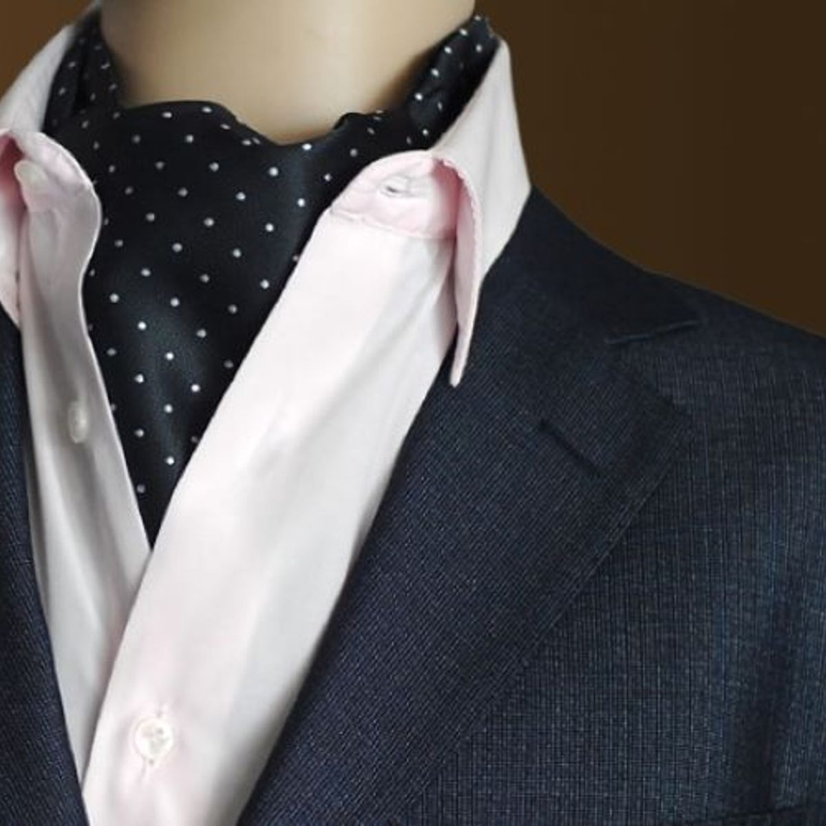 KAST PE - Corbata Cravat Bufanda Ascot Hombre Boda Ethan