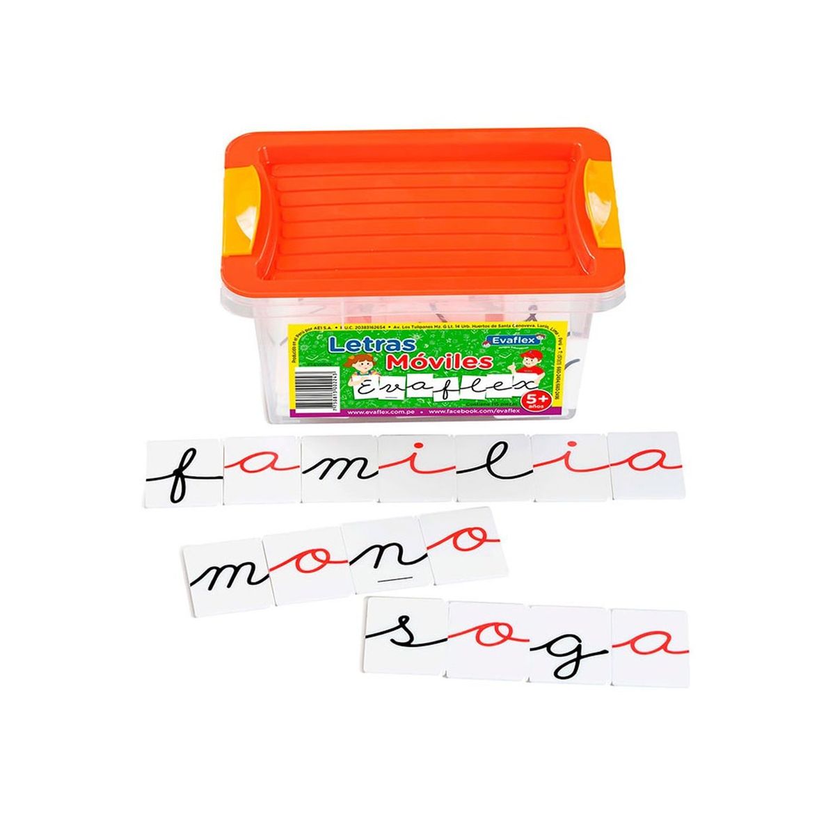 GENERICO - Juego Didáctico Juega y Aprende con Letras Móviles