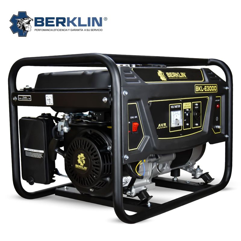 BERKLIN - GENERADOR A GASOLINA 3000W
