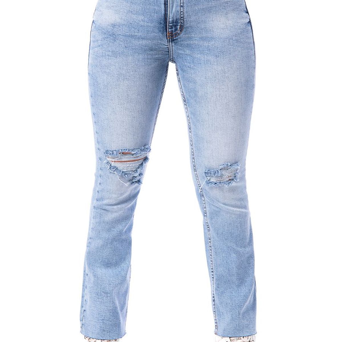 SQUEEZE - Pantalon Moda Denim Stretch Hayni Mujer