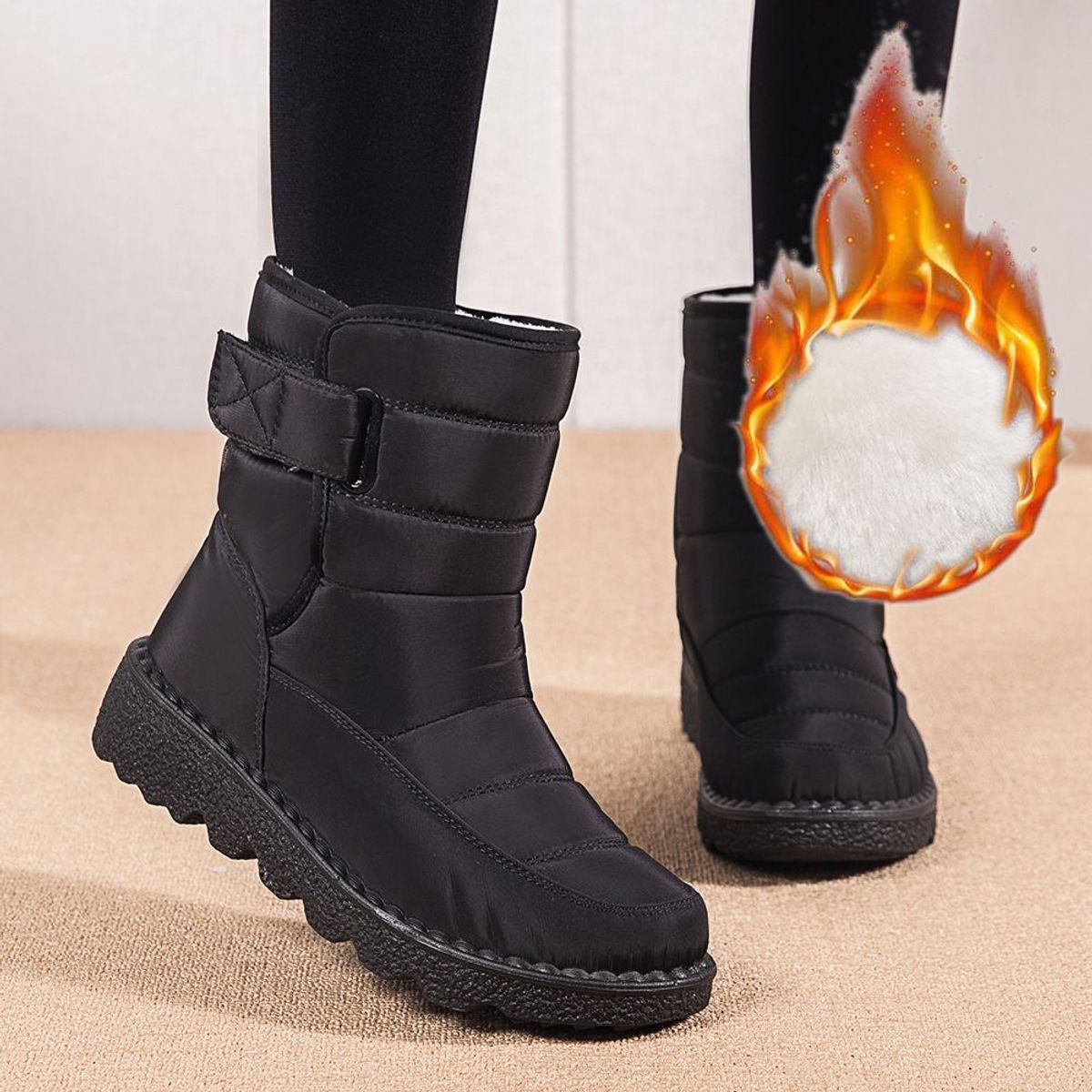 BLWOENS - Botas Estilo Invierno para Mujer