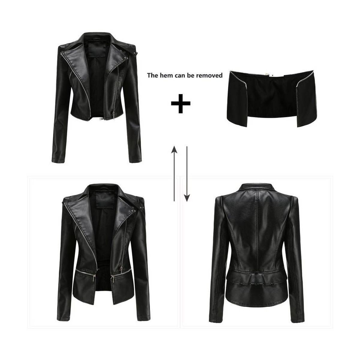 BLWOENS - Botines de ecocuero cortos para mujer.