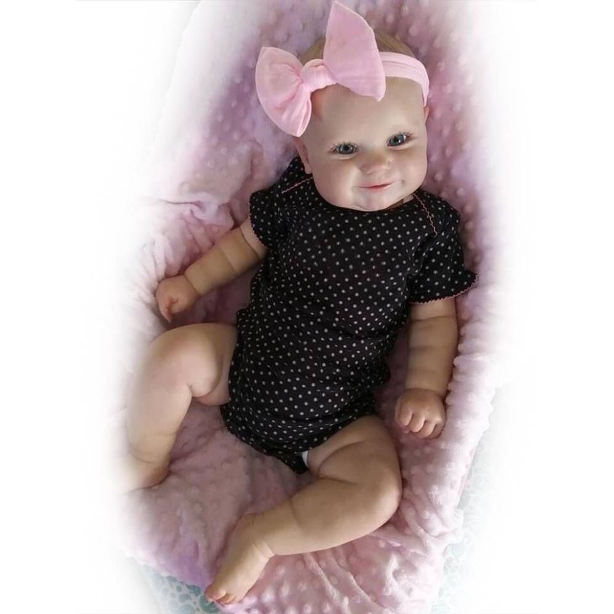 LIANYUN - Muñeca bebe  vinilo de silicona juguetes para 50cm