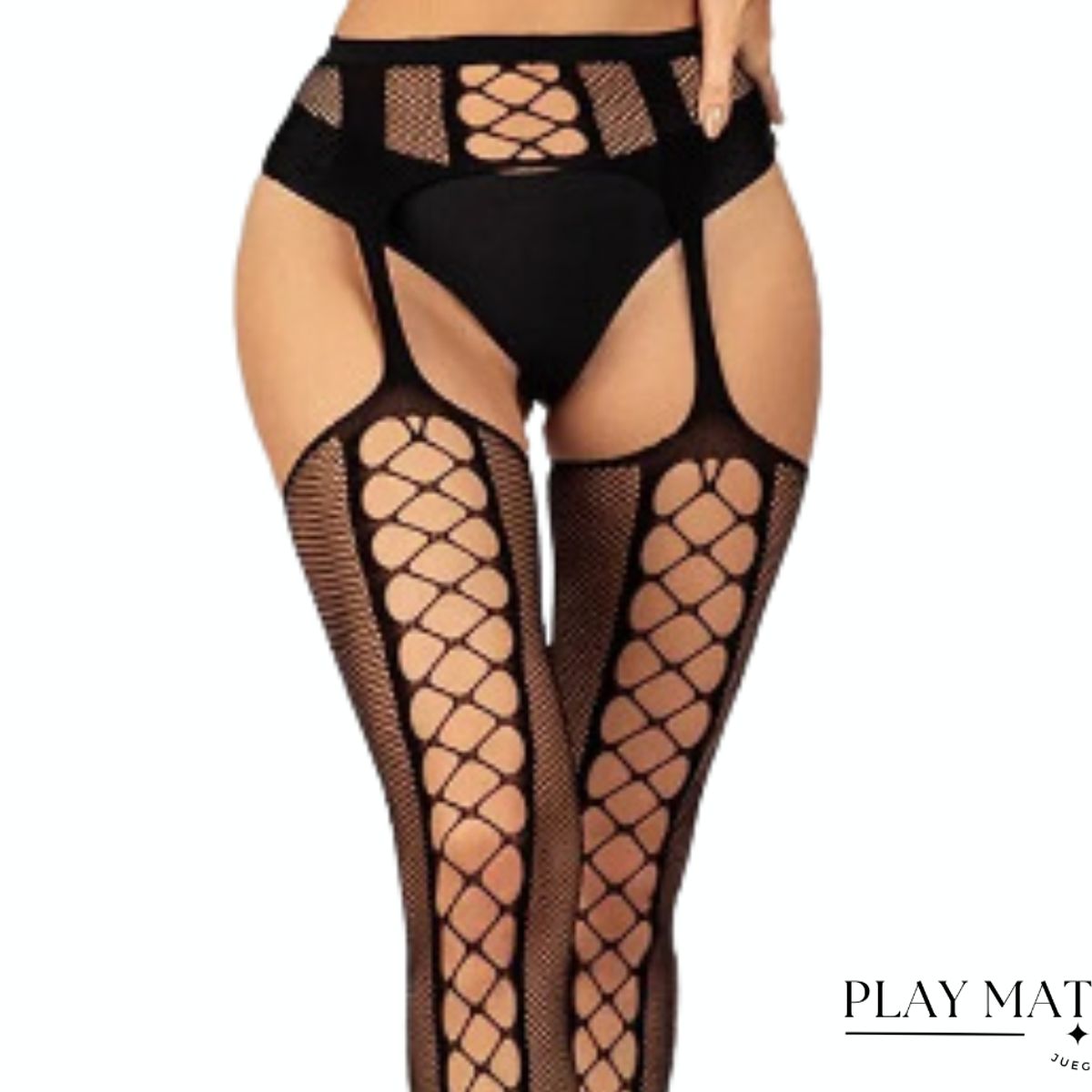 GENERICO - Pantimedias portaligas baile Heels QUEEN