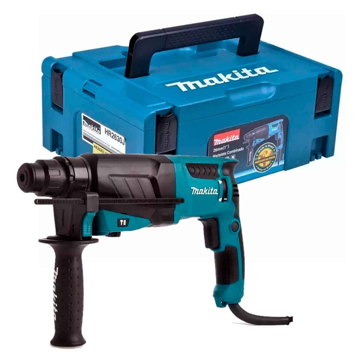 MAKITA - Rotomartillo Hr2630J Plus 800W  2.4 J 26Mm 3 Funciones Makita