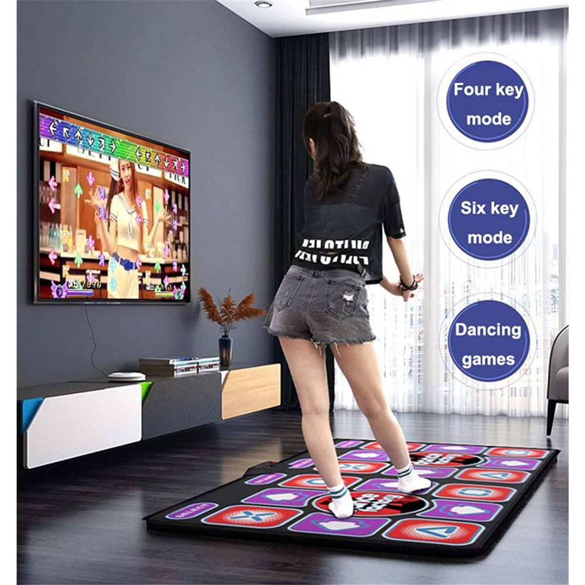 PUREPOWER - Tapete De Baile Fitness Inalámbrico GENERICO-Multicolor