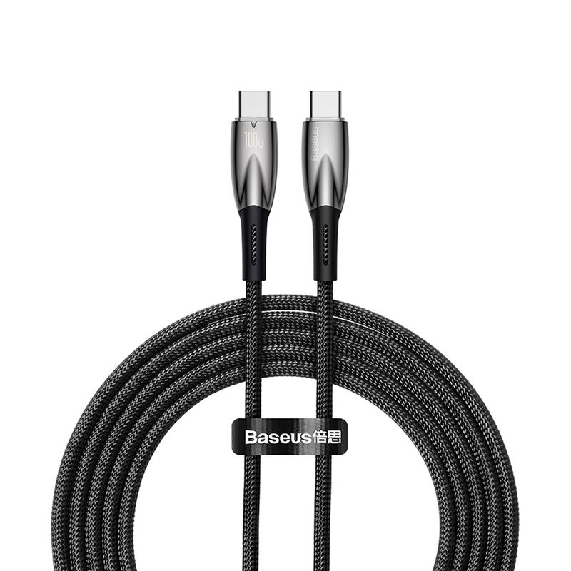 BASEUS - Cable Baseus Tipo C A Tipo C Carga Rápida 100w 2m 20v 5a CADH000801
