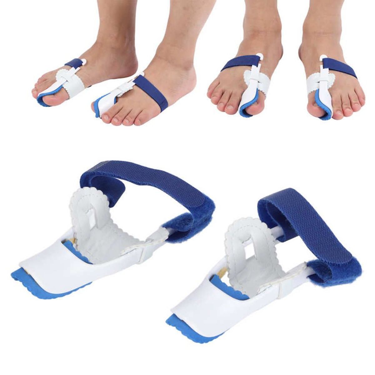 OEM - Corrector Progesivo Para Juanete Dedo Pie Hallux Valgus con Velcro