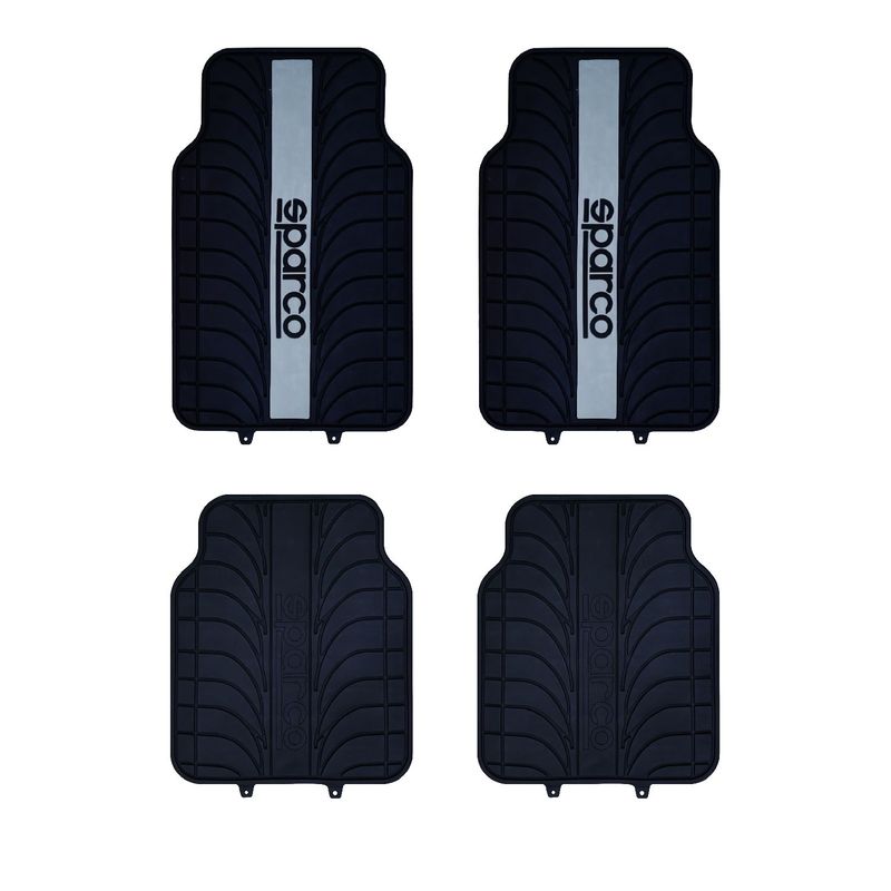 SPARCO - PROTECTOR FUNDA COBRE PISOS 4 PIEZAS SPARCO LINEA GRIS