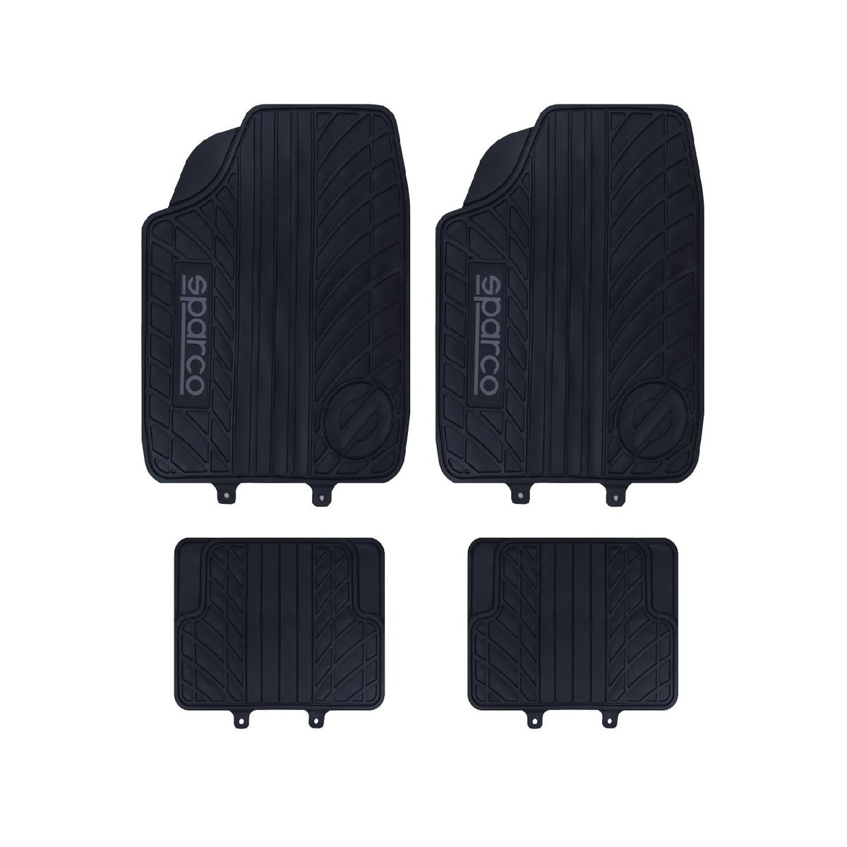 SPARCO - PROTECTOR FUNDA COBRE PISOS 4 PIEZAS SPARCO LOGO