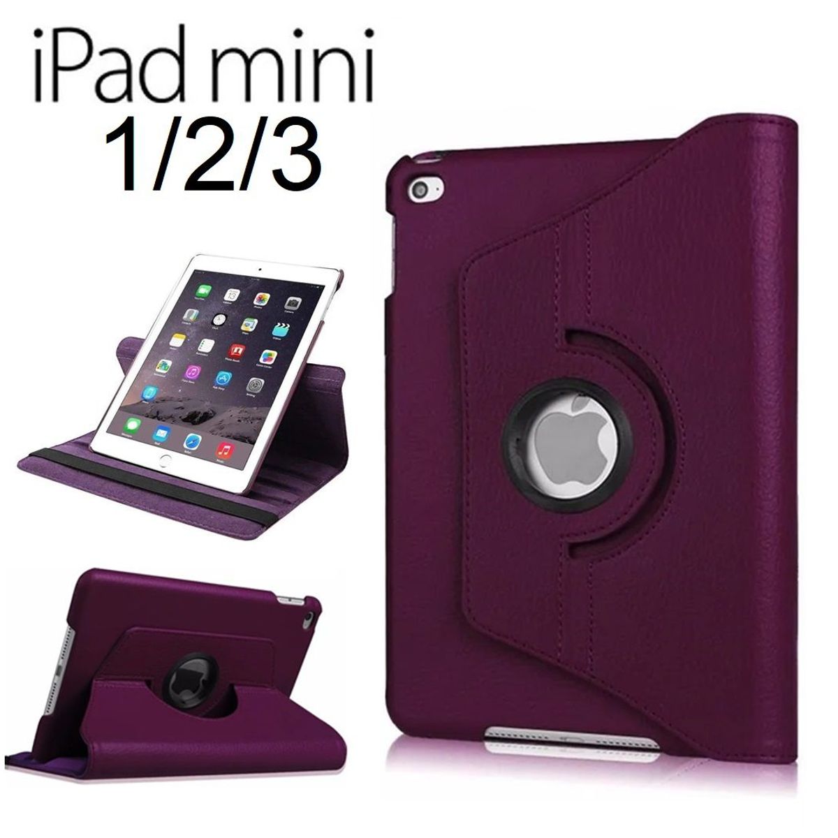 GENERICO - Funda Case para iPad Mini 3era Gen A1599 A1600 Protector Estuche Case