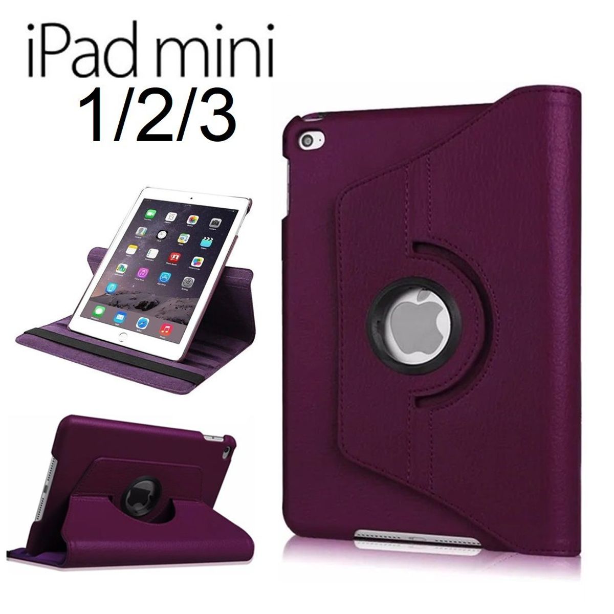 GENERICO - Funda Case para iPad Mini 3era Gen A1599 A1600 Protector Estuche Case