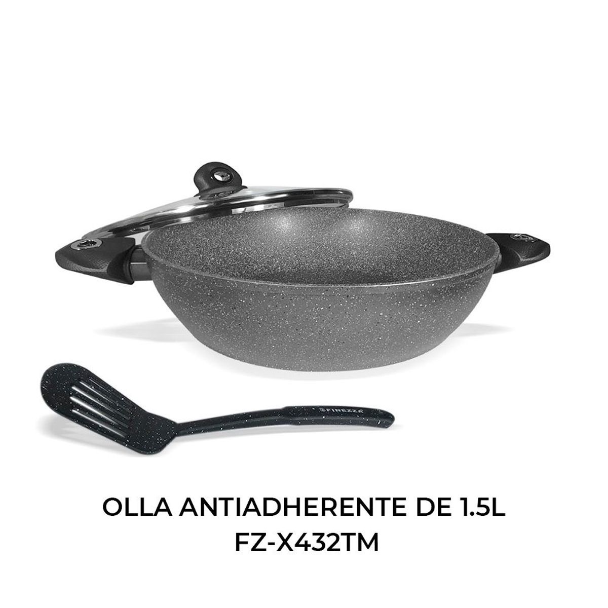 FINEZZA - OLLA ANTIADHERENTE DE GRANITO DE 15L FZ-X432TM