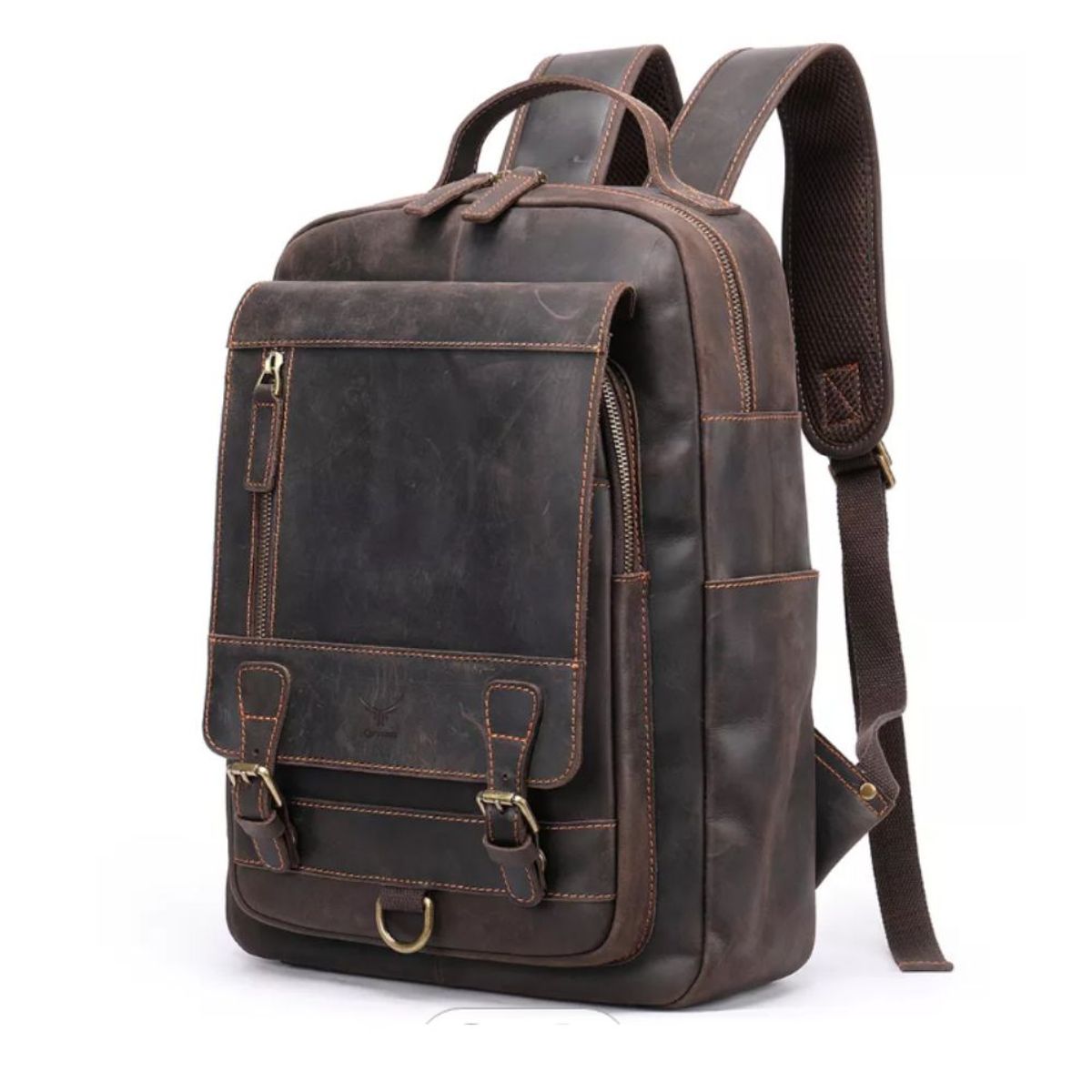 ARMUZ - MOCHILA DE CUERO MALCOLM 2254 (LAPTOP 14")