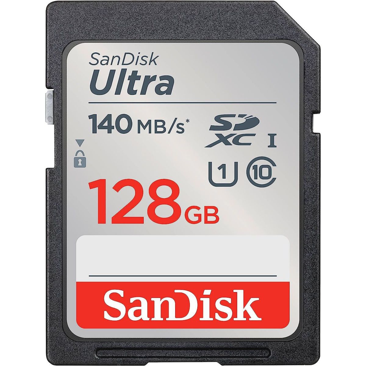 SANDISK - SanDisk Memoria 128GB Ultra SDXC UHS-I 140 MB/s FHD SDSDUNB-128G-GN6IN