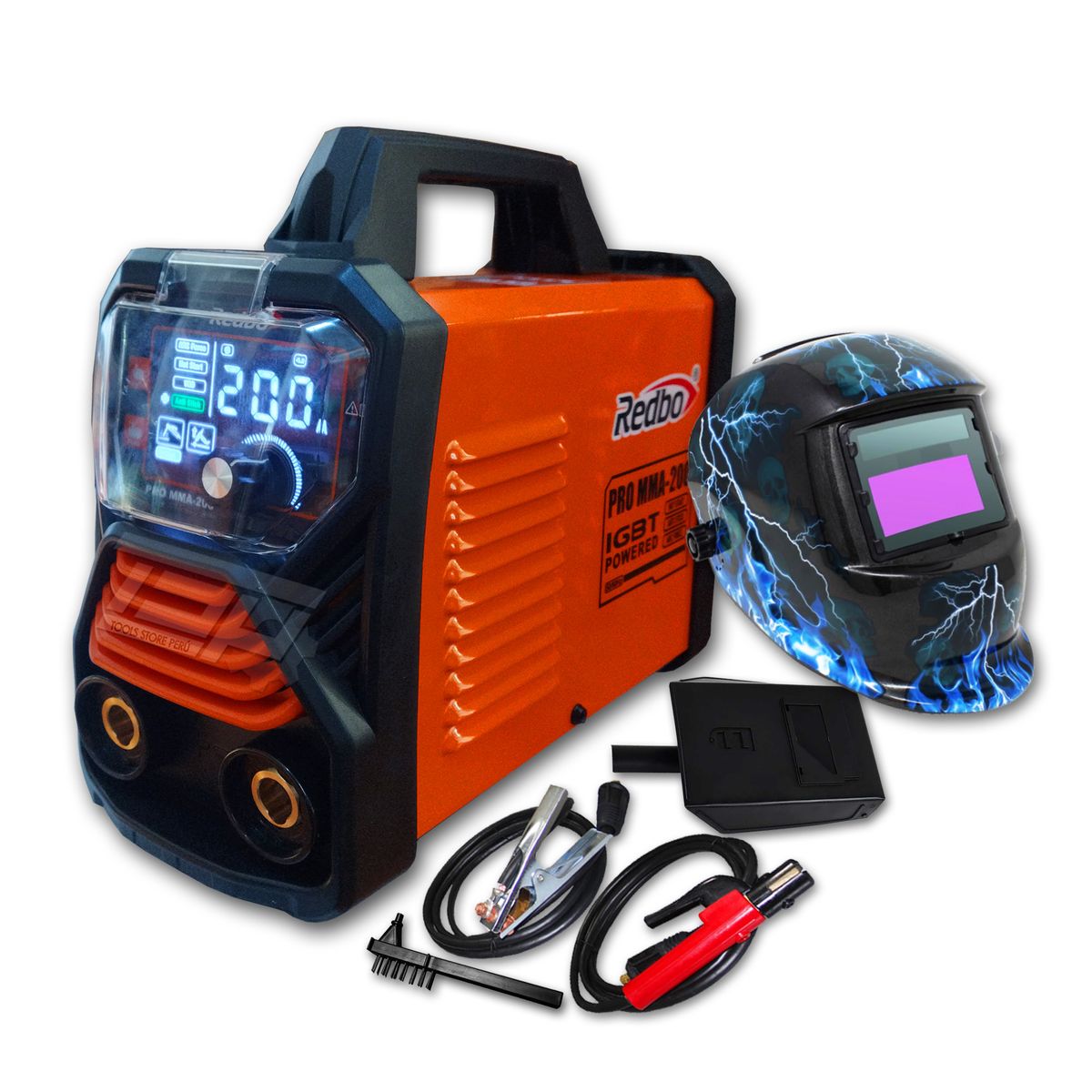 REDBO - Máquina de Soldar 200A REDBO con Máscara Fotosensible