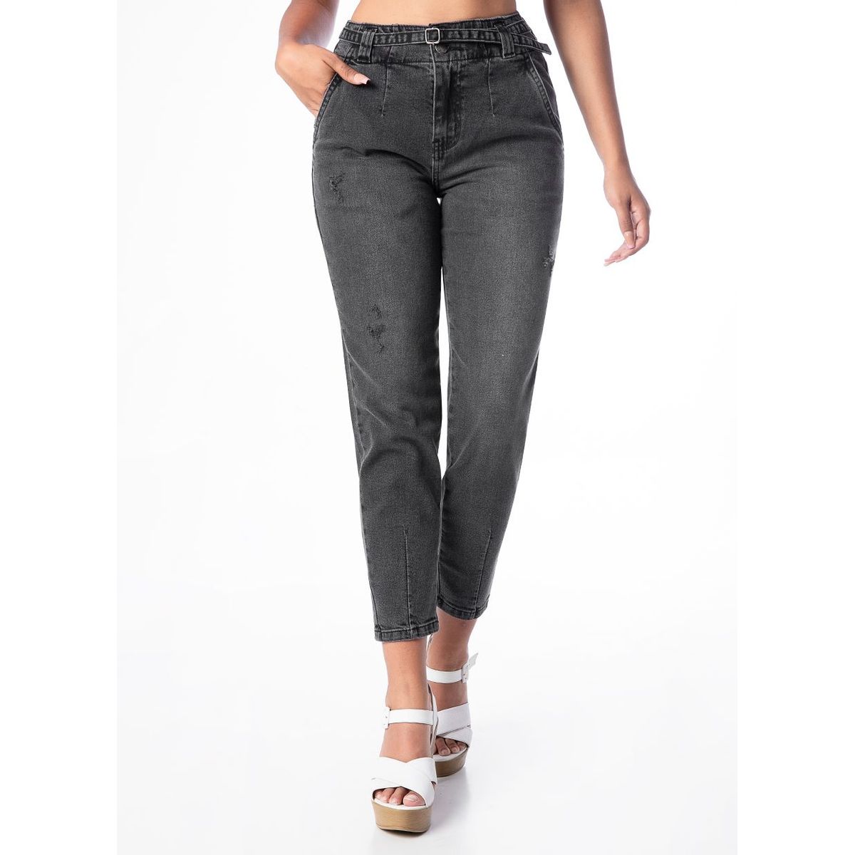 GOCCOS - Pantalon Moda Denim Stretch Prida Mujer