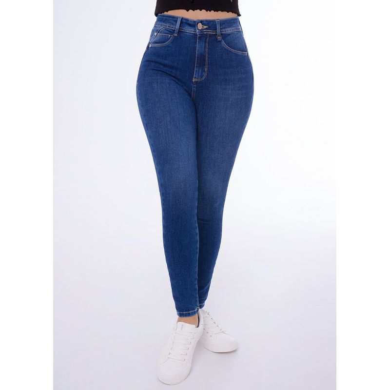 SQUEEZE - Pantalon Moda Denim Stretch Rebekha Mujer