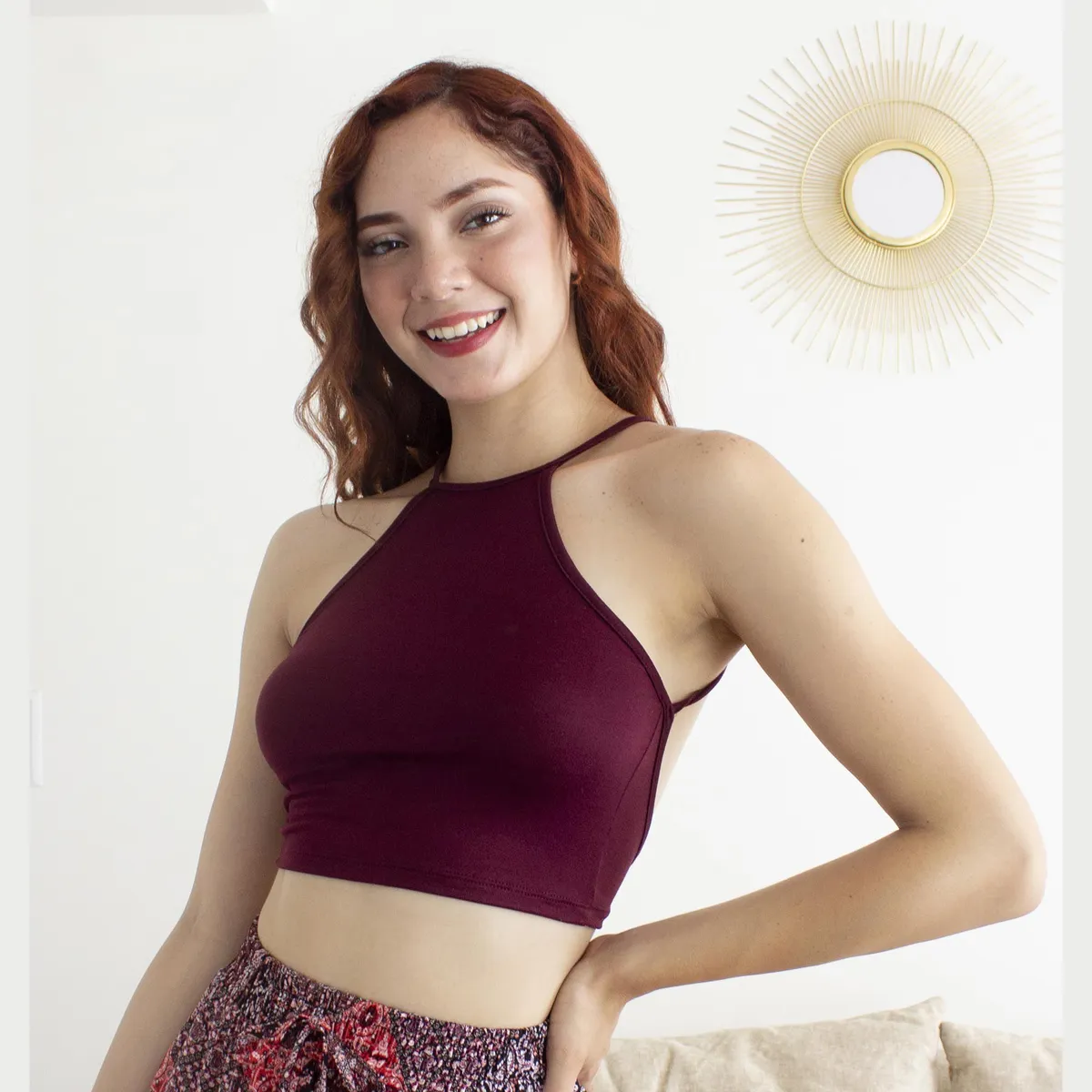 URPI DREAMS - top mujer escote espalda top disco