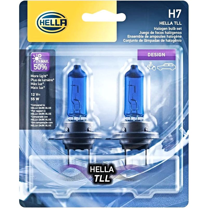 GENERICO - SET FOCOS H7 XENON PREMIUN HELLA  50% MAS LUZ