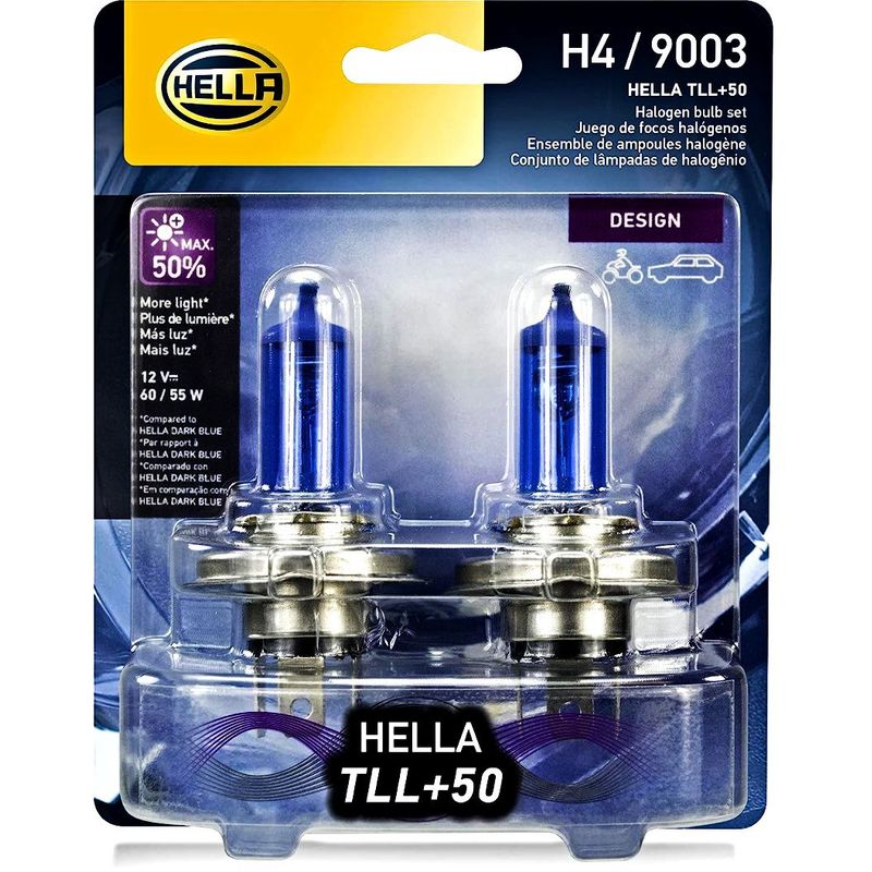 GENERICO - Kit de 2 Focos H4 XENON PREMIUN 50%MAS LUZ