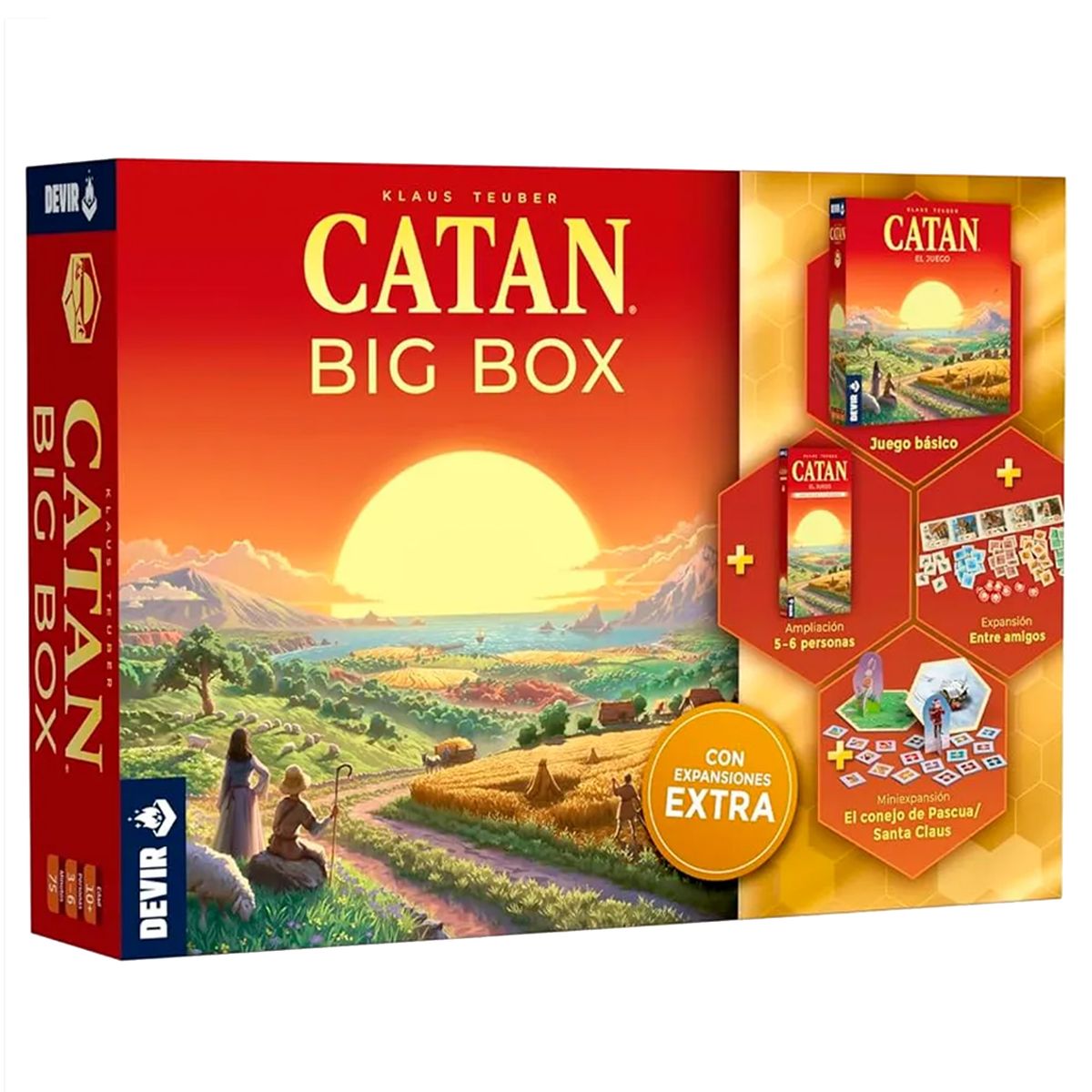 DEVIR - Juego de Mesa Catan Big Box Plus