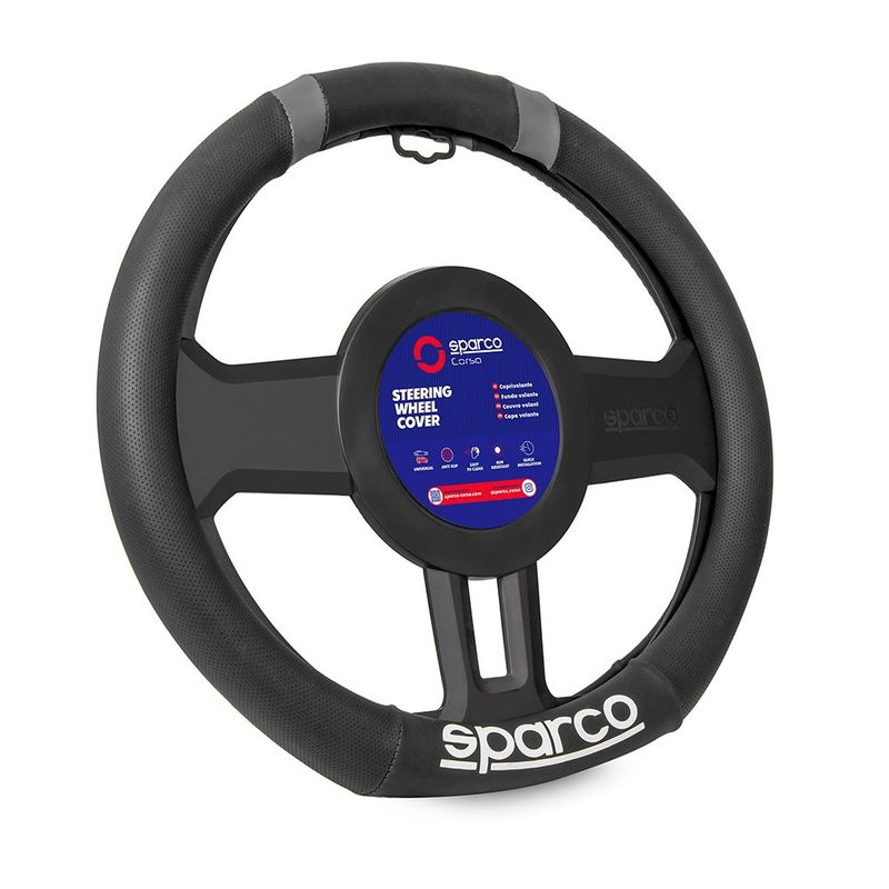 SPARCO - Cubre Volante Forro De Timon Tipo D Sparco Spc1114gr.
