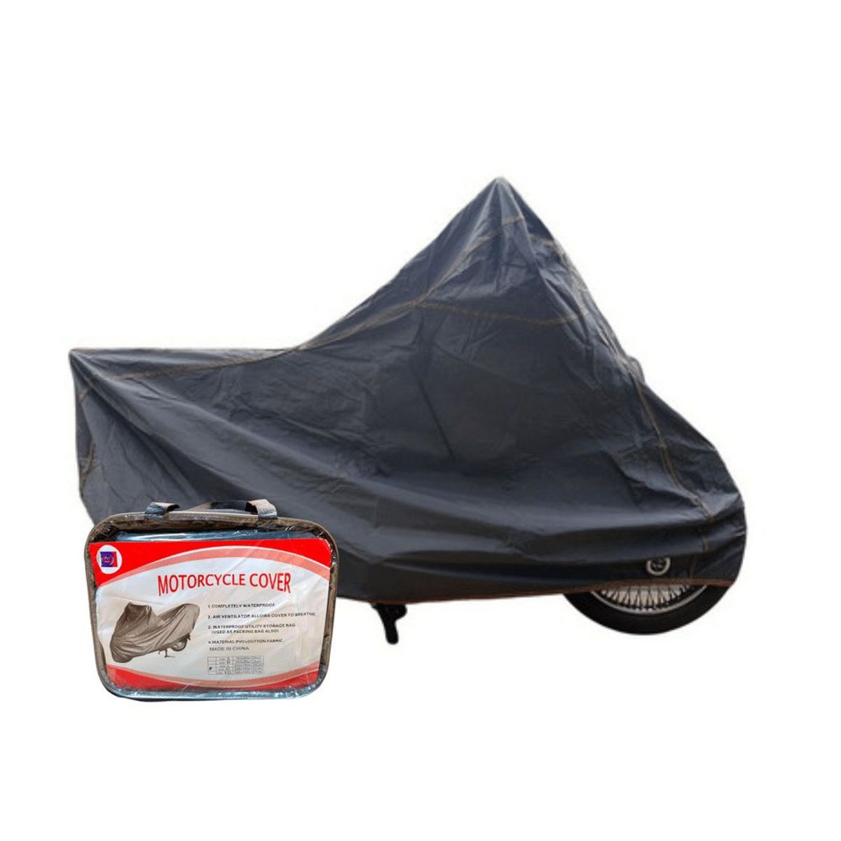GENERICO - Cobertor  Para Moto Lineal Impermeable Y Afelpada TALLA L