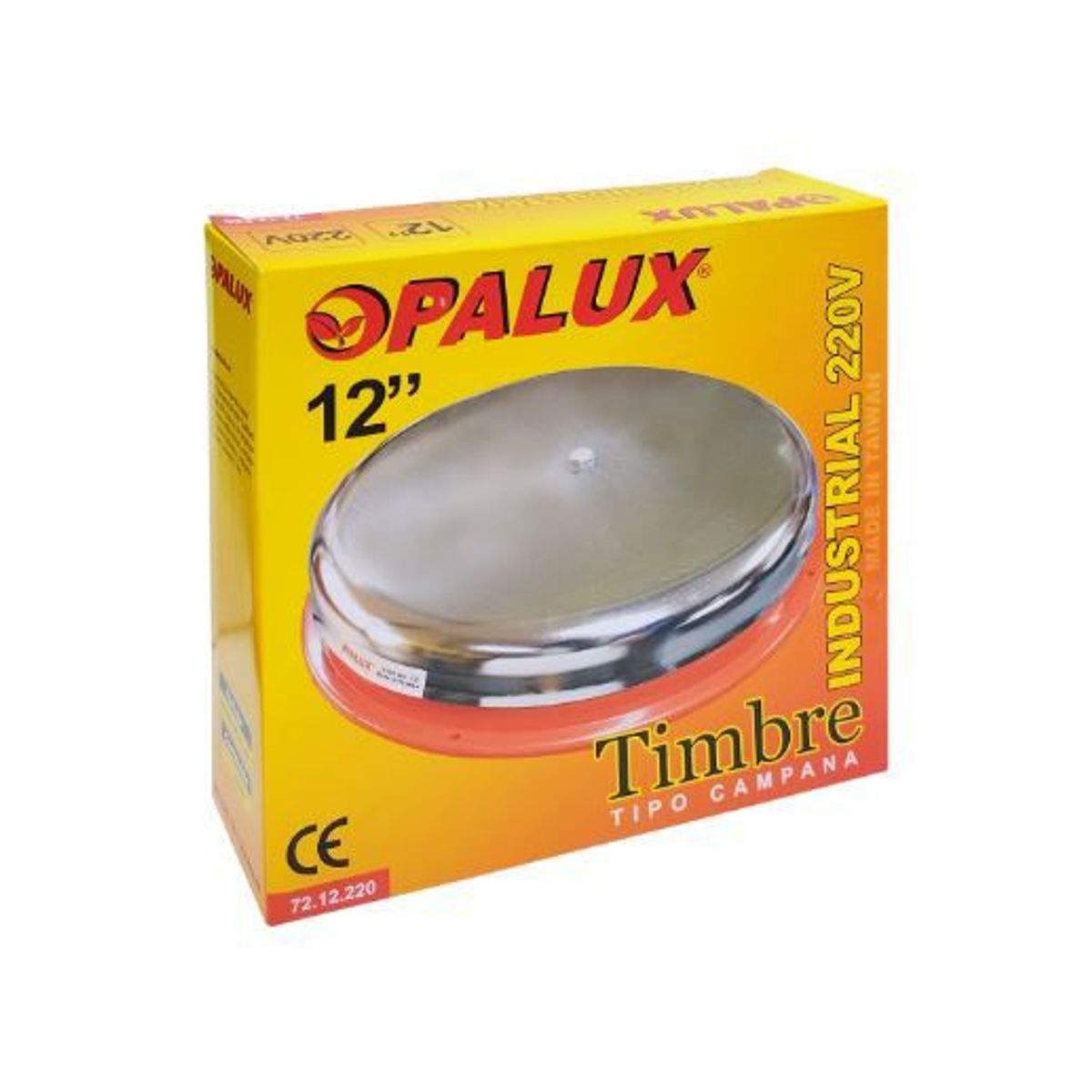 OPALUX - Timbre Industrial de Metal 12″ 7212220 OPALUX