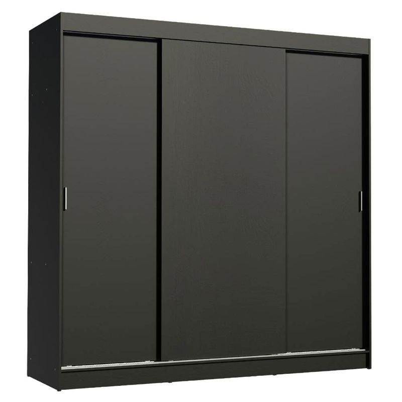MADESA - Ropero Reno 3 Puertas Corredizas 4 Cajones