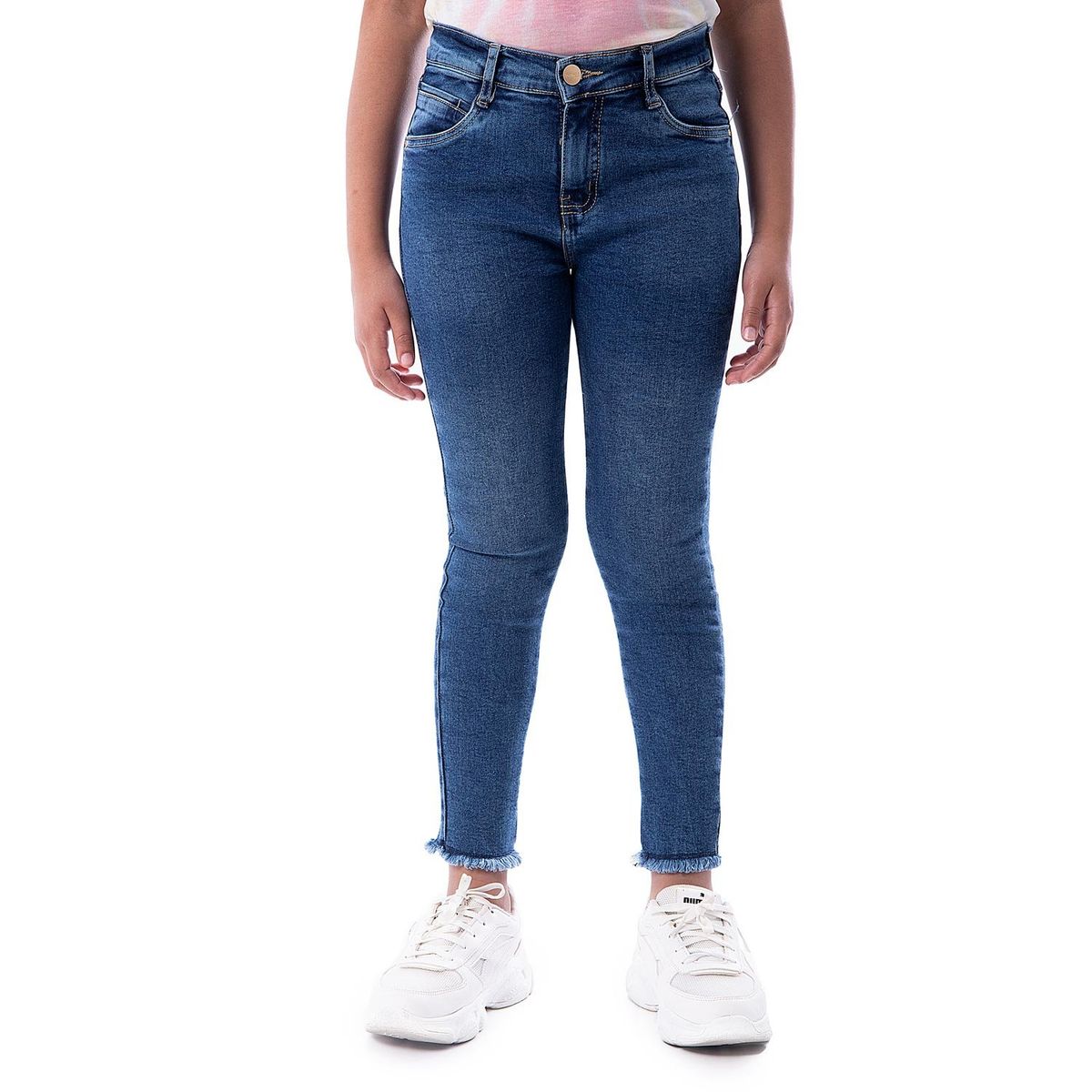 PIONIER - Pantalon Moda Denim Stretch Lupita Niña