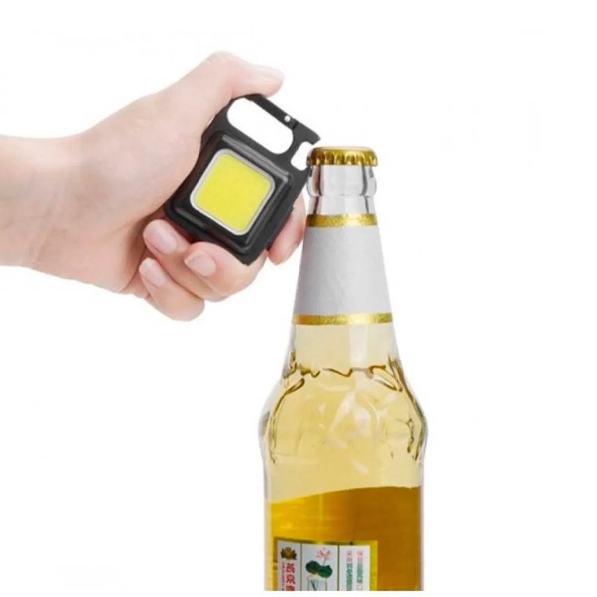 GENERICO - Pack Mini Linterna Doble de Bolsillo Led de Emergencia Multifuncional