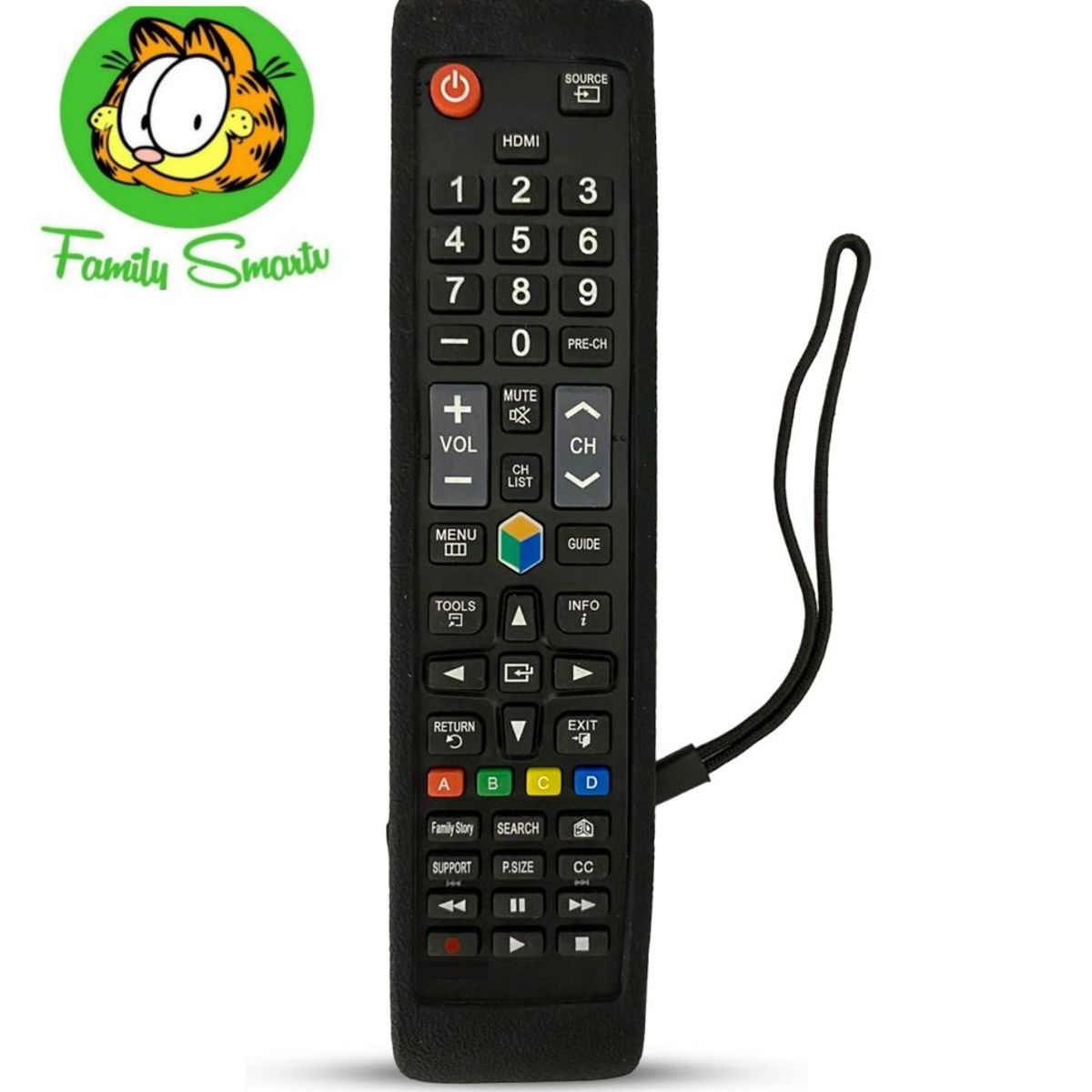 SIKAI - Funda de Silicona Para Control Remoto Samsung Grande Smart  Negro