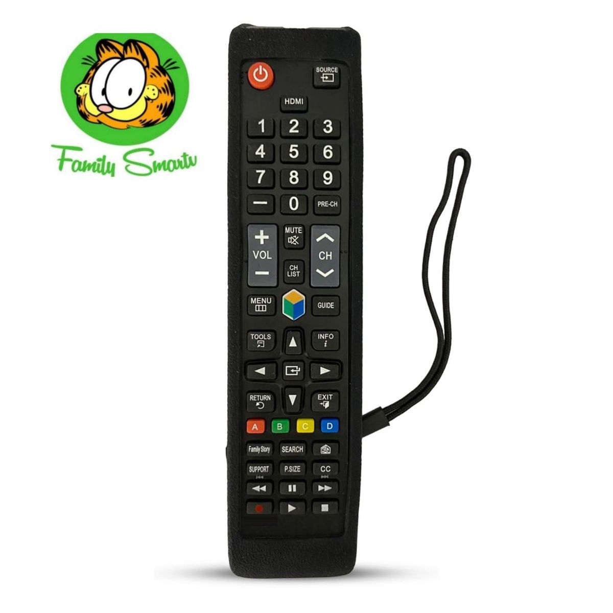 SIKAI - Funda de Silicona Para Control Remoto Samsung Grande Smart  Negro