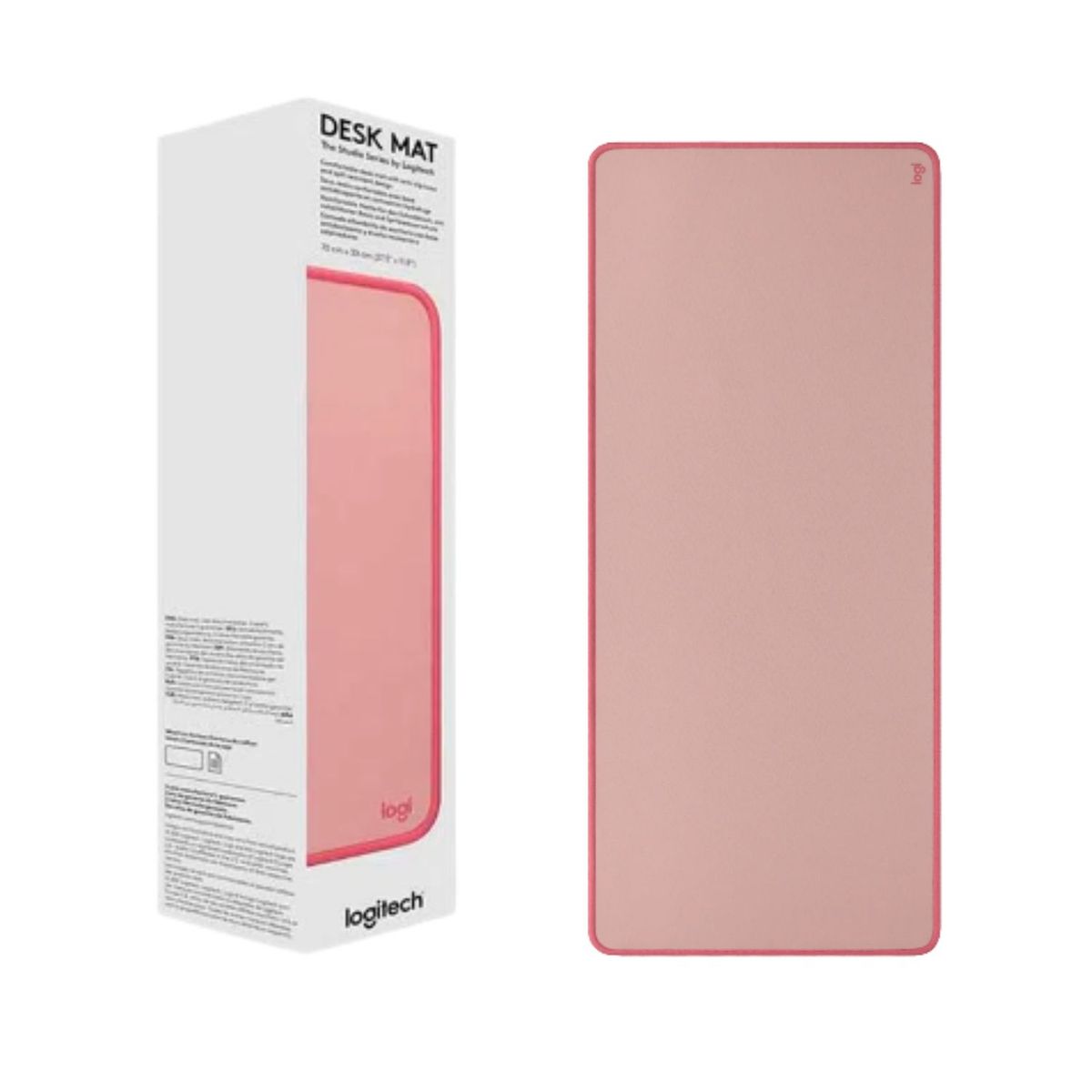LOGITECH - Pad Mouse Desk Mat Logitech Anti-Salpicaduras Rosa 300X700Mm
