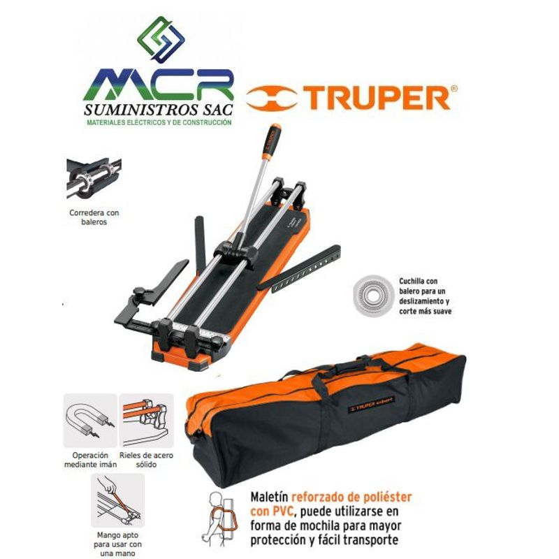 TRUPER - CORTADOR DE PORCELANTO Y MAYOLICA DE 24" 60CM 100885 TRUPER