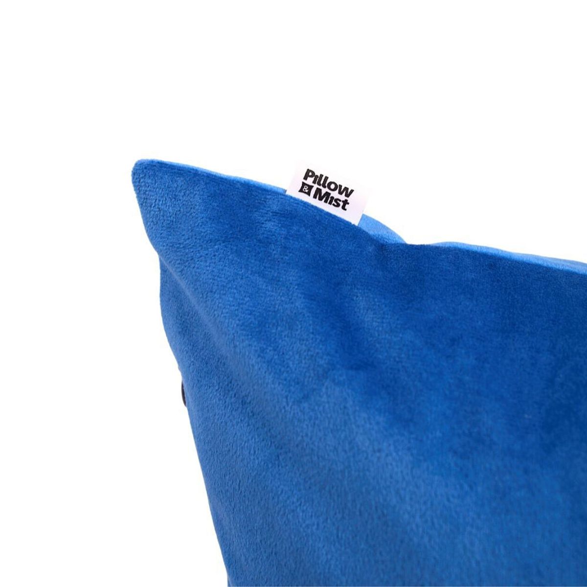 PILLOW & MIST - Funda de cojín Blue Velvet 45 x 45 cm