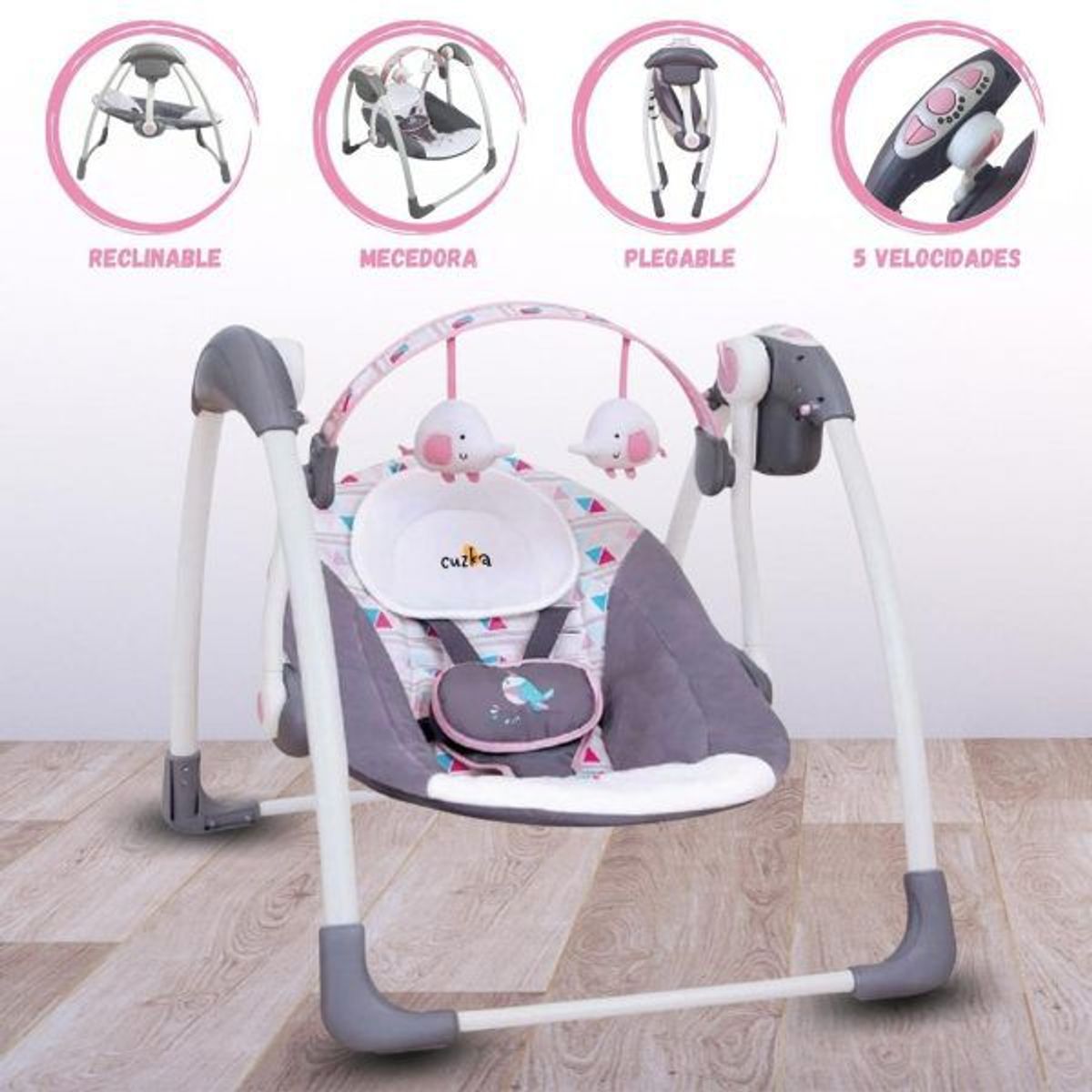 INFANTI - Columpio Nido INFANTI «SWING» Pink