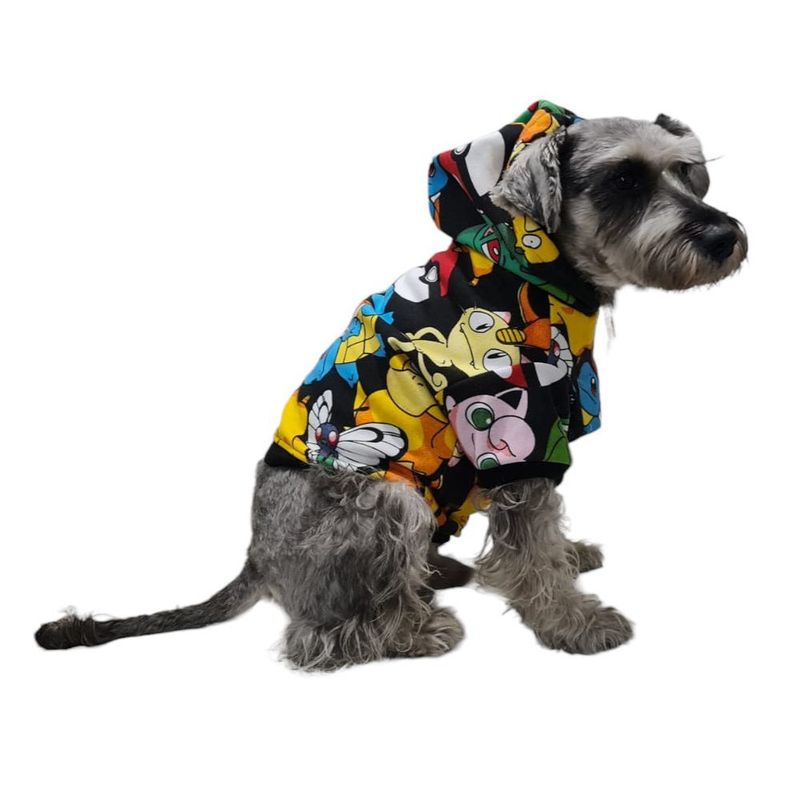 MD - Ropa Capucha de algodón pokemon para Mascotas T-M