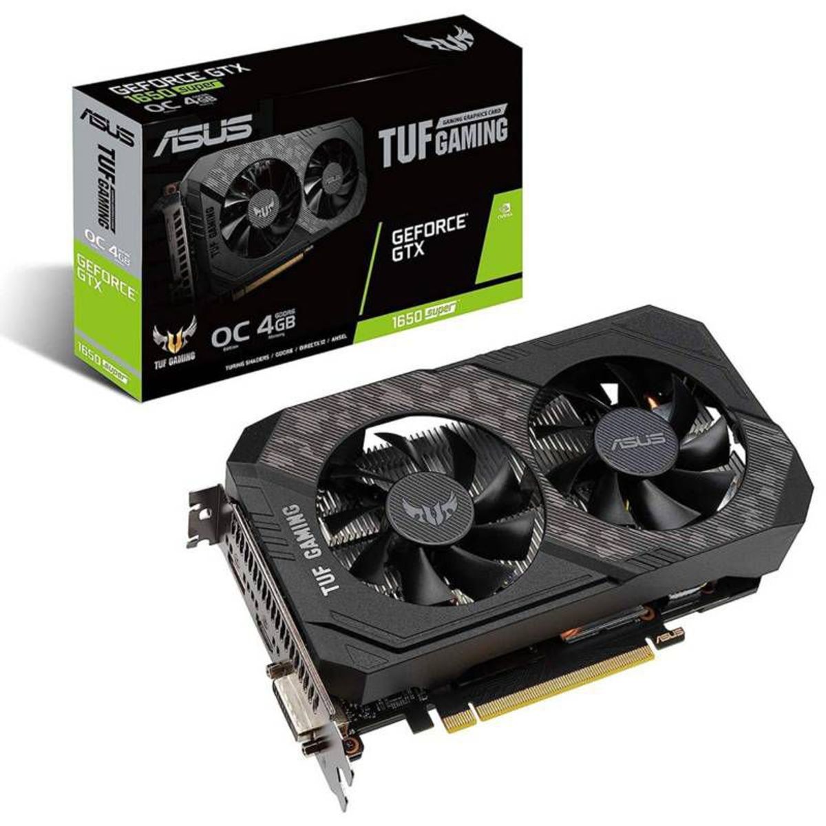 ASUS - Tarjeta de video Asus Nvidia GeForce TUF GTX 1650S Gaming 4GB GDDR6