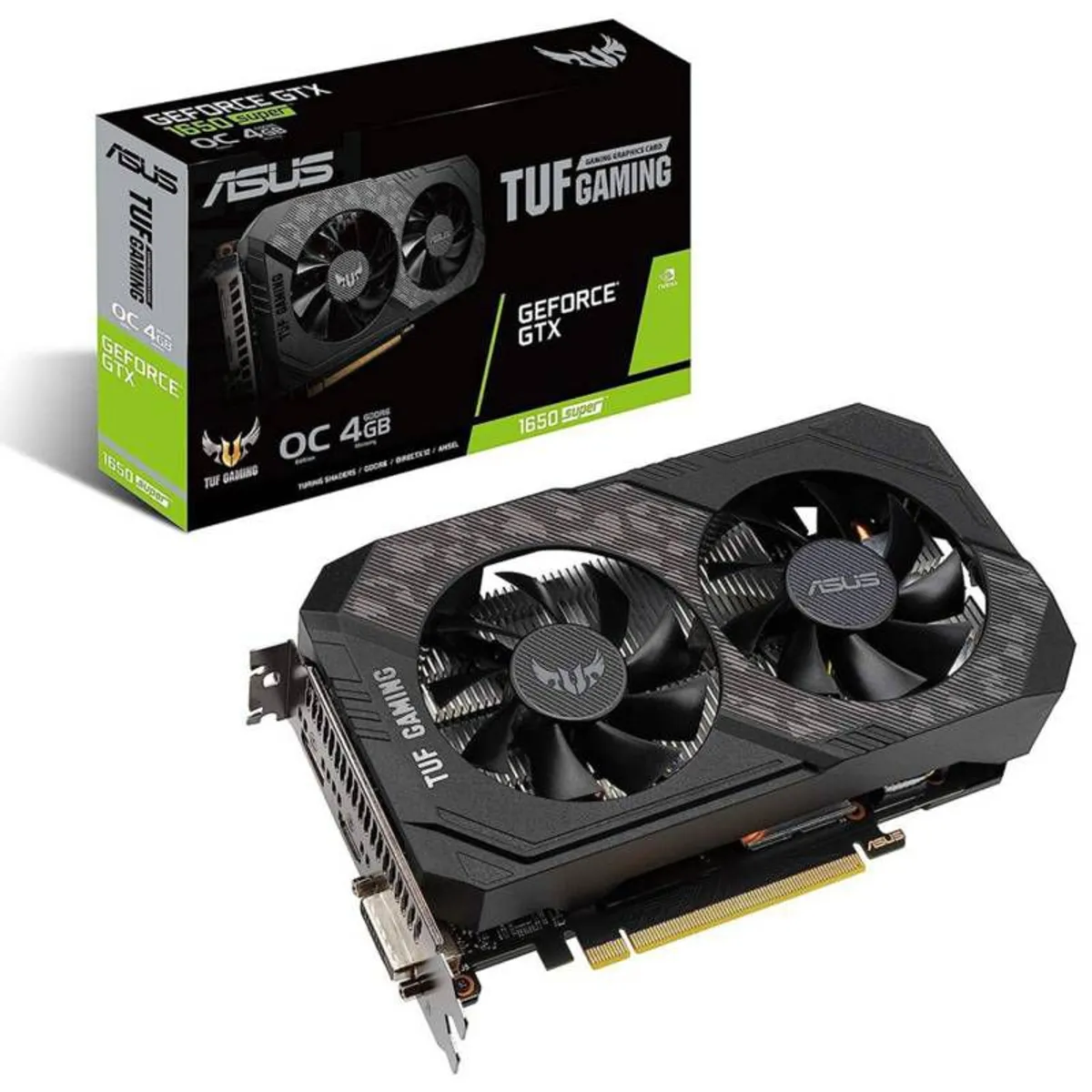 ASUS - Tarjeta de video Asus Nvidia GeForce TUF GTX 1650S Gaming 4GB GDDR6